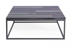 Couchtisch Chimney schwarz lackiert quadratisch