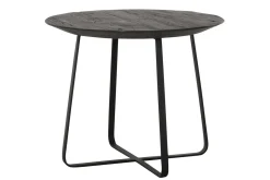 Couchtisch Highlight Teak schwarz D 50 cm