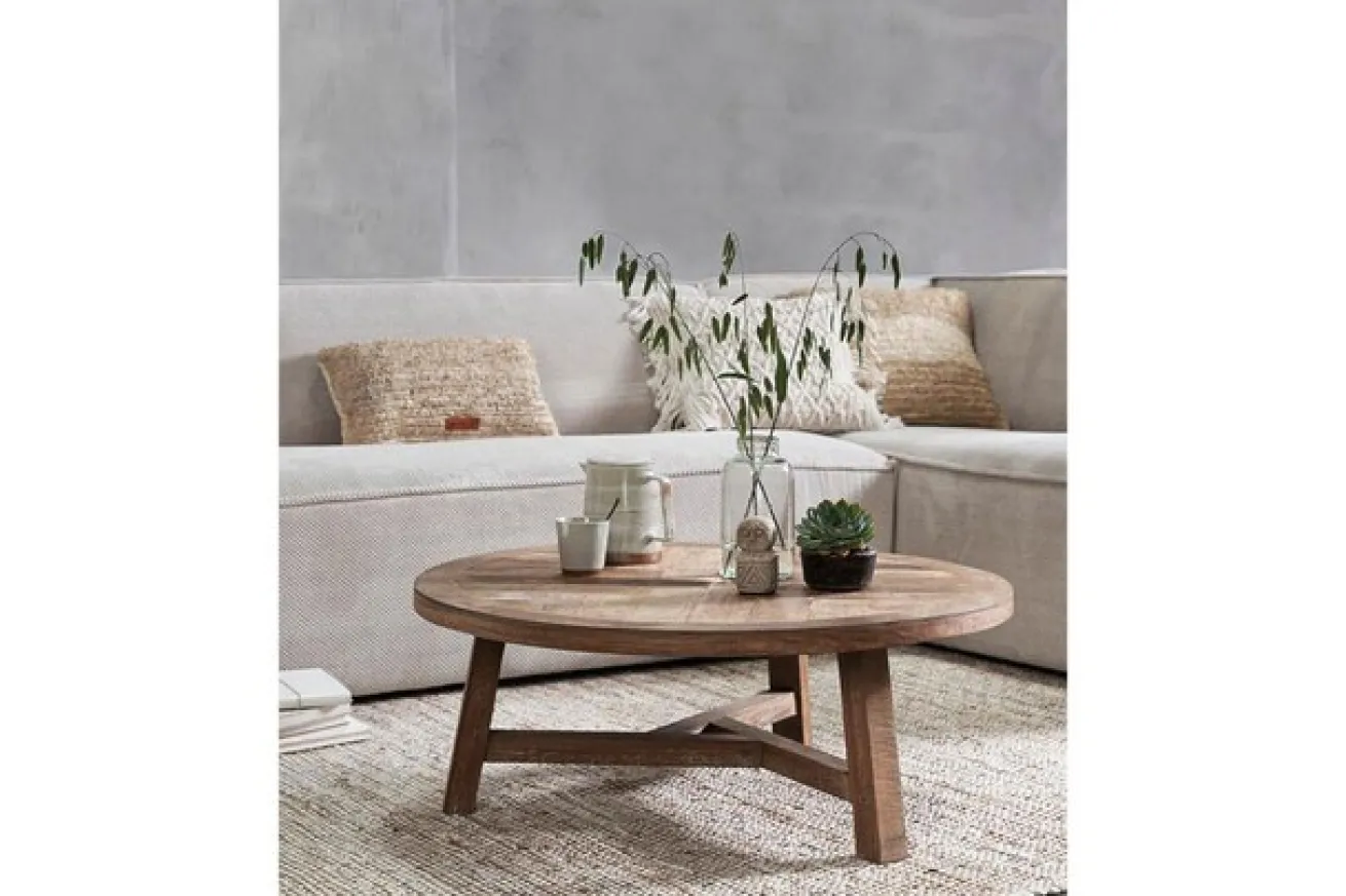 Couchtisch Ibiza Teak D 90 cm