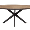 Couchtisch Metropole Teak Metall D 90 cm