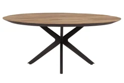 Couchtisch Metropole Teak Metall D 90 cm