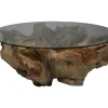 Couchtisch Roots Teak rund 100x44