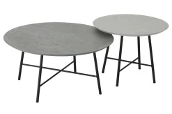 Couchtisch Set Delta Air Mortex grau