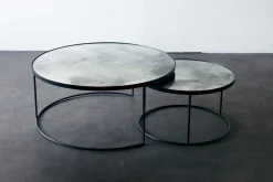 Couchtisch Set Nesting rund charcoal