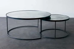 Couchtisch Set Nesting rund charcoal