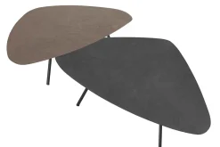 Couchtisch Set Plectro Air eckig 2-farbig