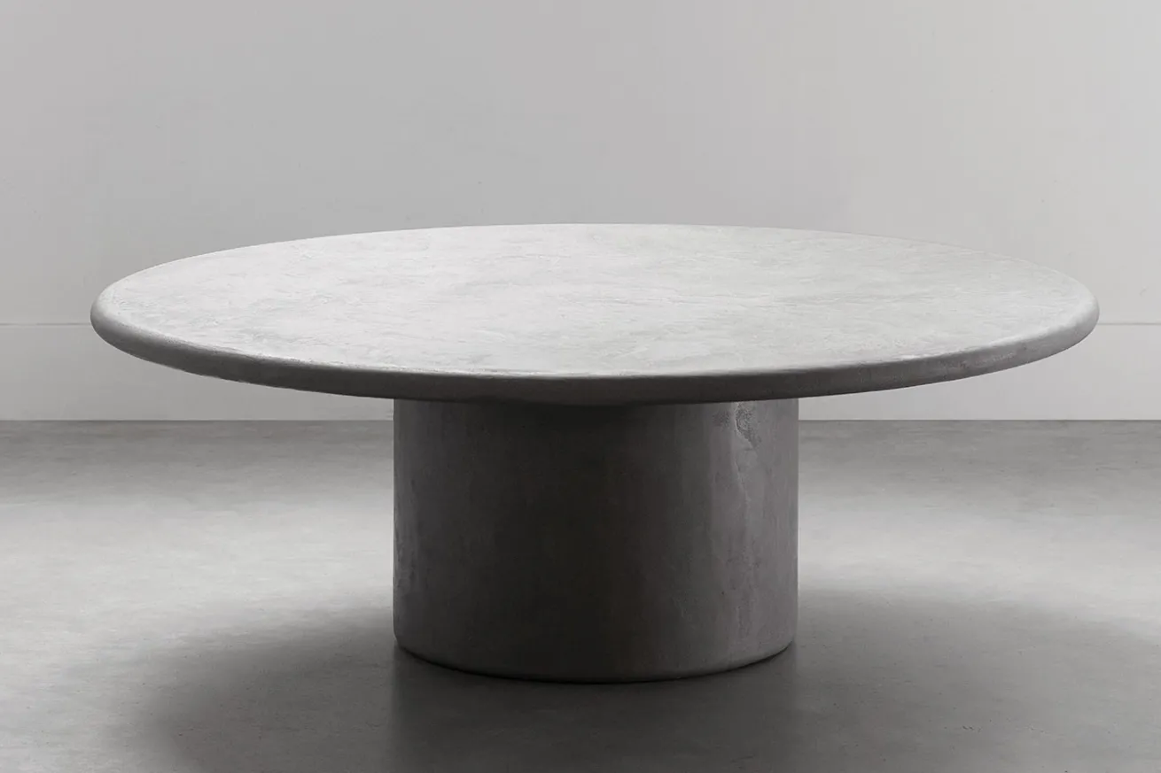 Couchtisch Silo Mortex grau D 100cm