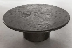 Couchtisch Silo Mortex rund schwarz