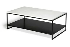Couchtisch Stone Marmor weiss B 120 cm