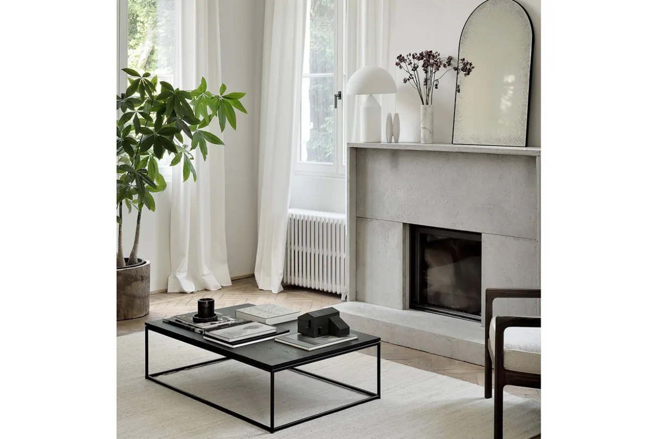 Couchtisch Thin Eiche Metall B 120 cm