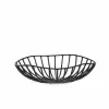 Dekokorb Metall schwarz D 20 cm