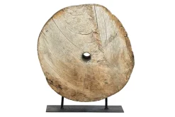 Dekoobjekt rund Vintage Holz