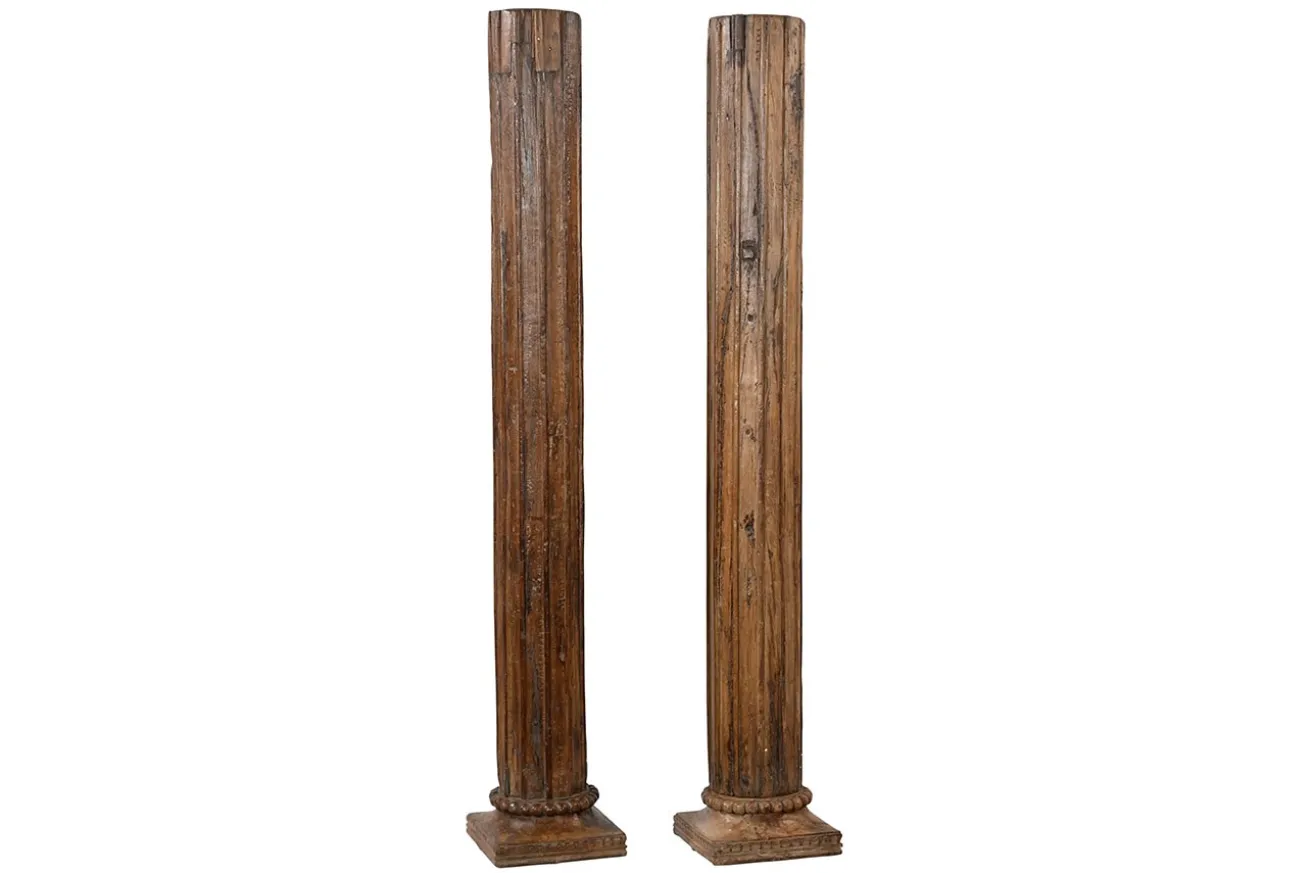 Dekosäule Massivholz H ca 150 cm
