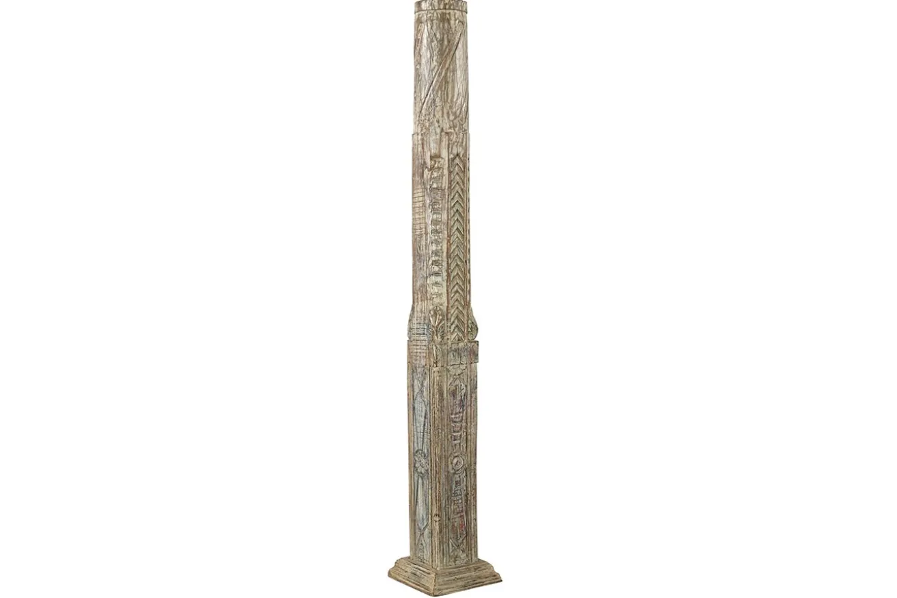 Dekosäule Massivholz H ca 150 cm