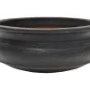 Dekotopf Ton braun H 15 cm