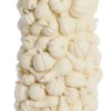 Dekovase Kürbis creme H 50 cm