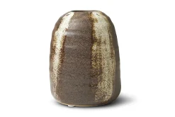 Dekovase Romi braun beige klein