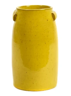 Dekovase Terrakotta gelb