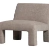 Designersessel Lavida Stoff natur