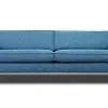 Designersofa Marie 3 Sitzer Stoff blau B 215 cm