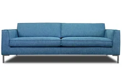 Designersofa Marie 3 Sitzer Stoff blau B 215 cm