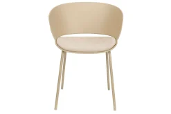 Designerstuhl Jessi Kunststoff beige