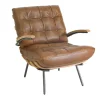 Designsessel Marco Chester Leder hellbraun