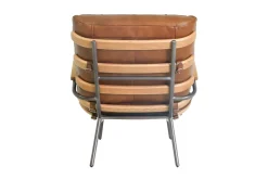 Designsessel Marco Chester Leder hellbraun