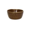 Dipschale Spiro Steingut braun D 9cm