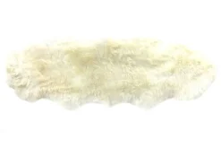 Doppelfell weiss B 180-190 cm