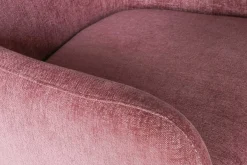 Drehsessel Moni Stoffbezug Samt rosa