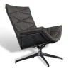 Drehsessel Nest Pure Lounge Stoff grau
