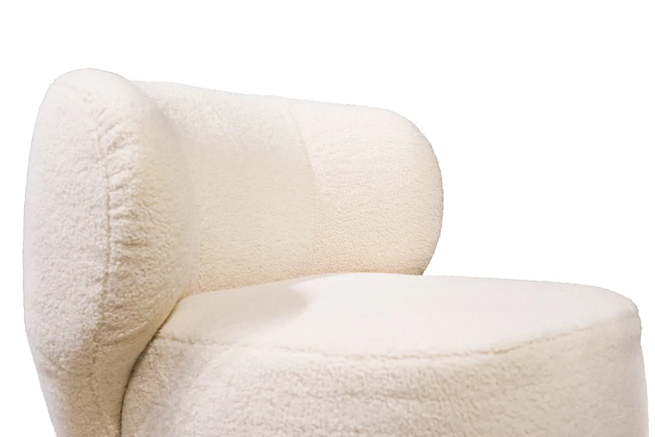 Drehsessel Oli Teddy Stoff natur