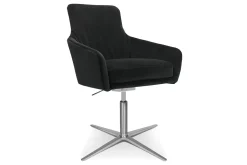 Drehsessel W-Cube 1 CLF Stoff schwarz