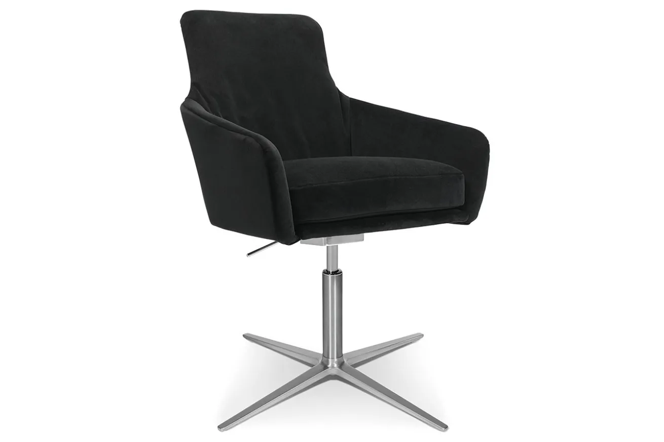 Drehsessel W-Cube 1 CLF Stoff schwarz