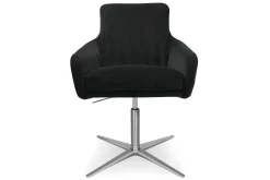 Drehsessel W-Cube 1 CLF Stoff schwarz
