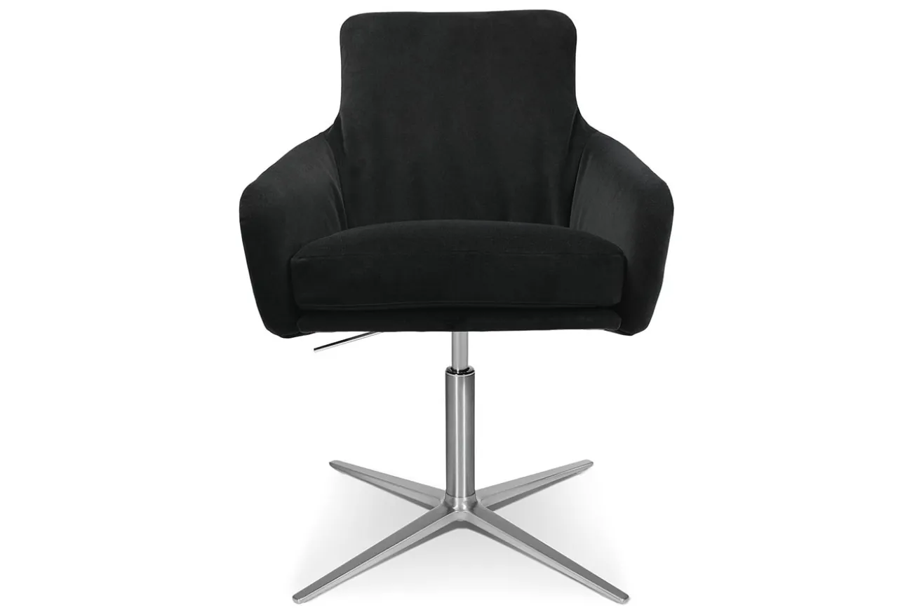 Drehsessel W-Cube 1 CLF Stoff schwarz
