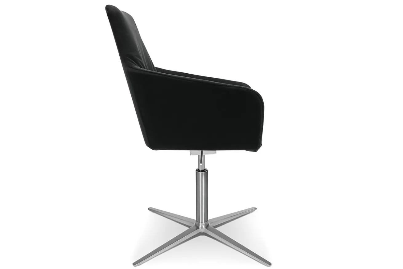 Drehsessel W-Cube 1 CLF Stoff schwarz