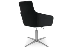 Drehsessel W-Cube 1 CLF Stoff schwarz