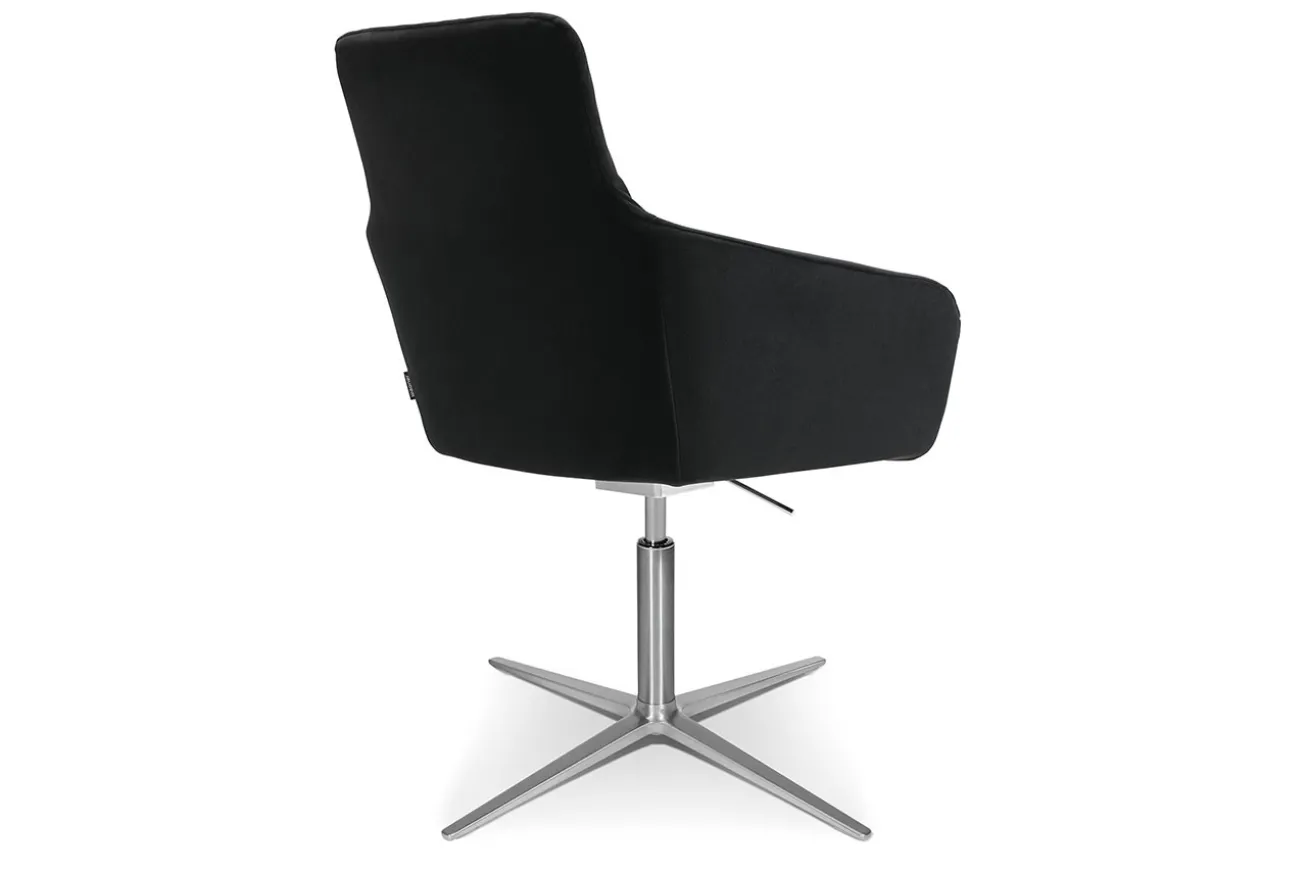 Drehsessel W-Cube 1 CLF Stoff schwarz