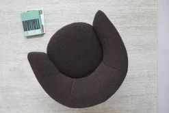 Drehstuhl Lola Stoff Leder olive