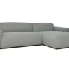 Ecksofa Olbia Stoff grau