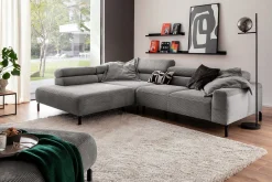 Ecksofa Sarah Cord grau