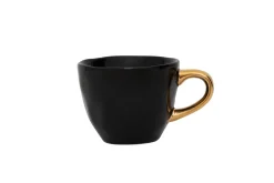 Espressotasse Porzellan schwarz