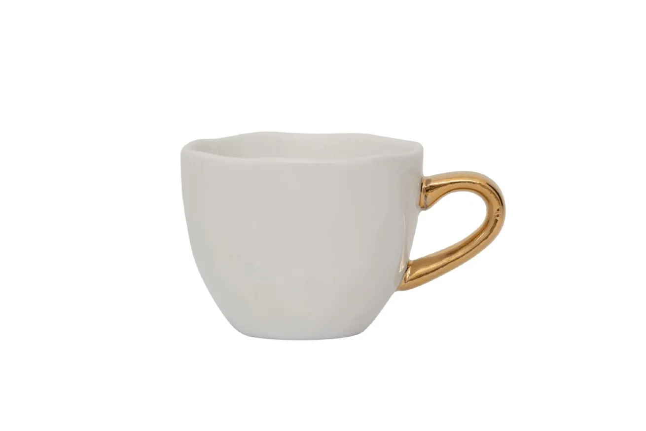 Espressotasse Porzellan weiss