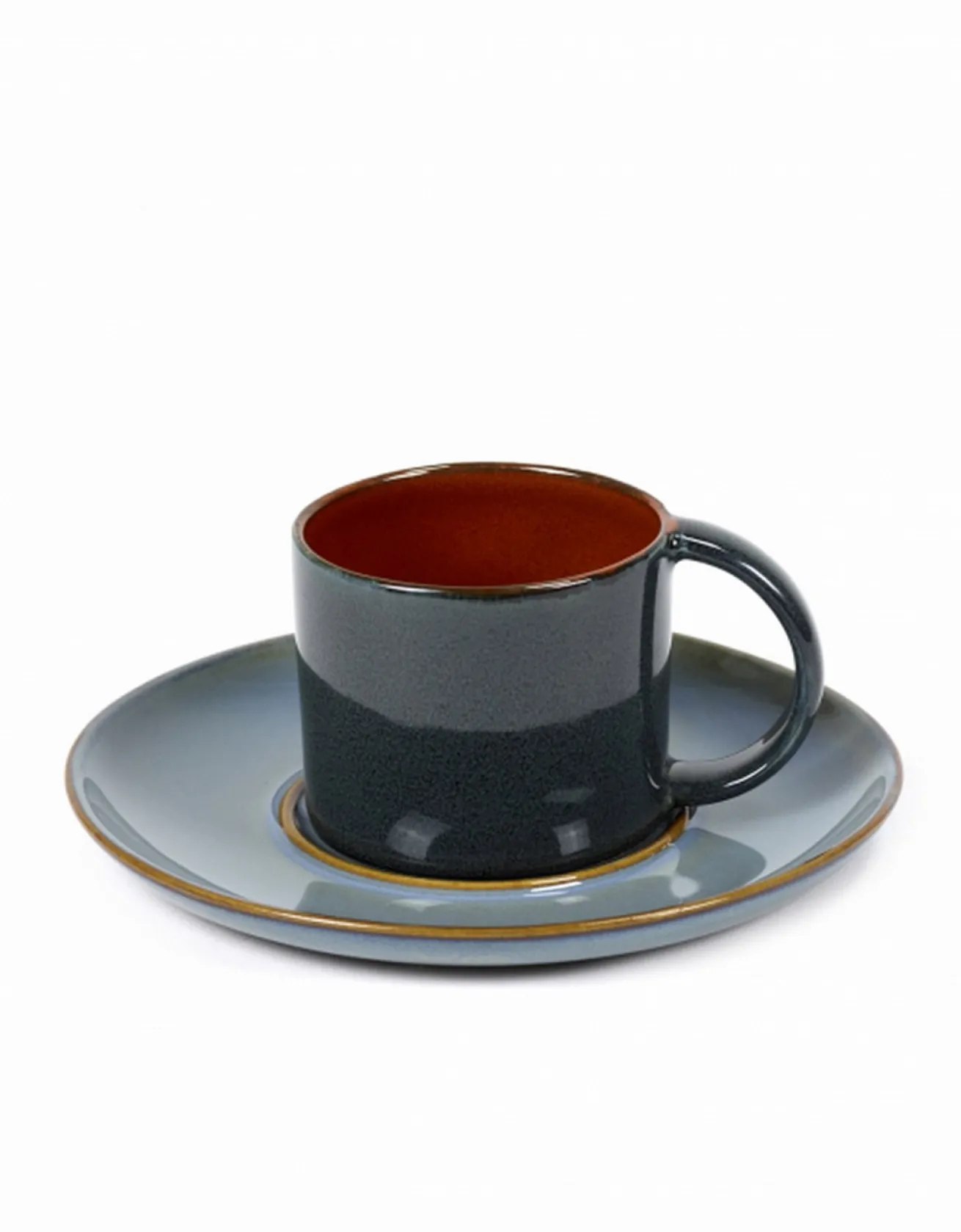 Espressotasse Terres de Reves rost dunkelblau
