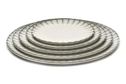 Essteller Steingut weiß D 18 cm