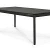 Esstisch Bok Eiche schwarz 160 cm
