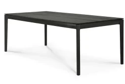 Esstisch Bok Eiche schwarz 160 cm