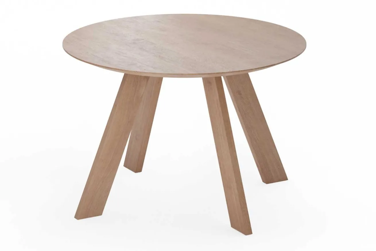 Esstisch Circle Eiche massiv ab D 100 cm konfigurierbar